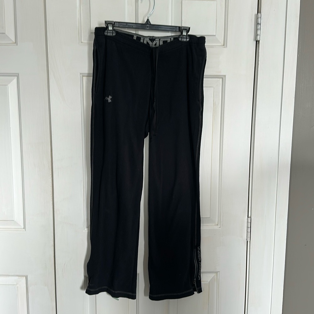 Under Armour Medium Black Fleece Sweatpantss Mens